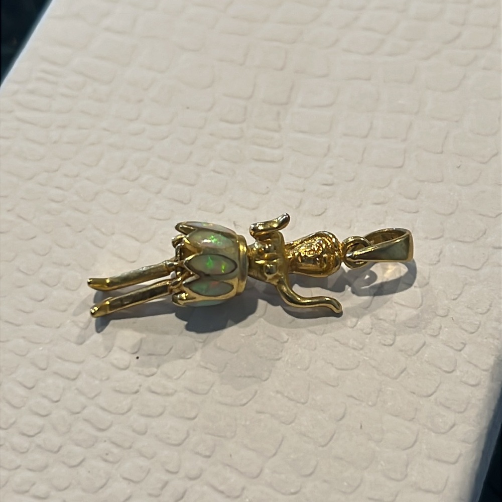 925 sterling silver Hawaiian girl charm. - Picture 4 of 6